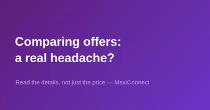 Comparing operator offers: a real headache?