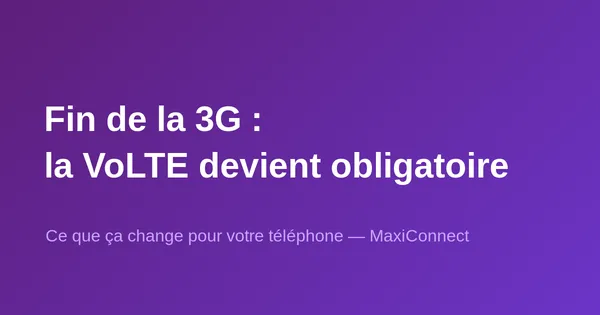 Fin de la 3G en Suisse : ce que ça change vraiment pour vous