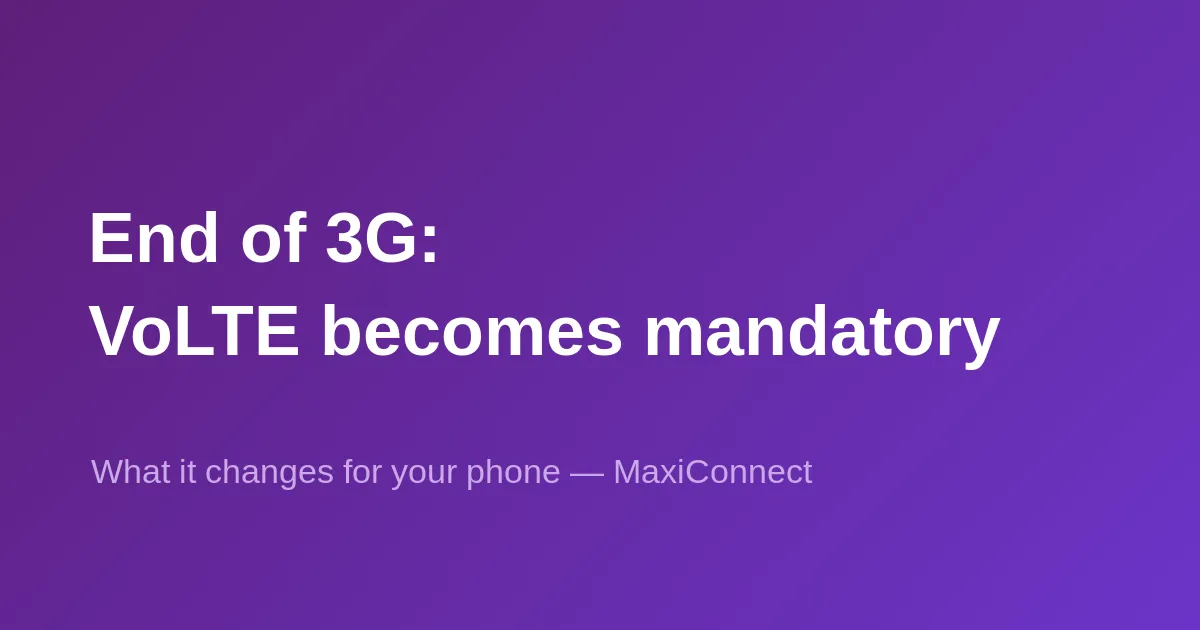 End of 3G in Switzerland: what it really means for you