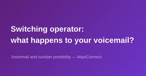 If you switch provider… do you lose your voicemail (combox)?