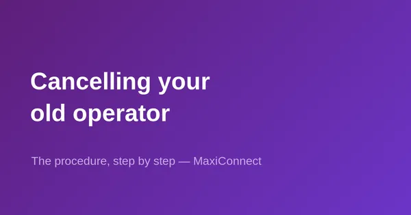 How to cancel your current telecom contract in Switzerland