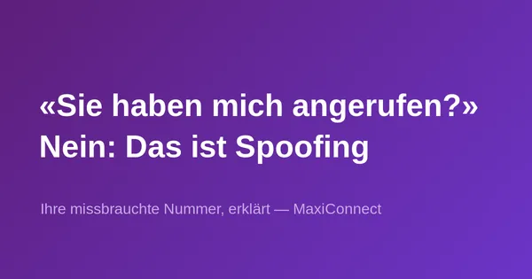Jemand ruft Sie zurück und behauptet, Sie hätten angerufen – dabei haben Sie diese Person nie angerufen?