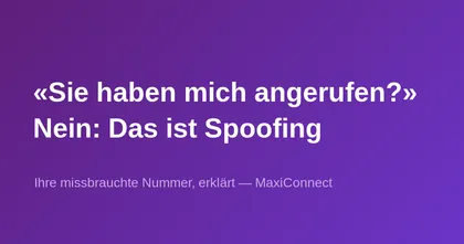 Jemand ruft Sie zurück und behauptet, Sie hätten angerufen – dabei haben Sie diese Person nie angerufen?