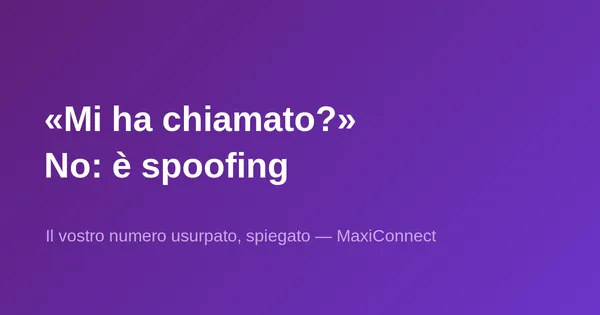 Qualcuno vi richiama dicendo che l'avete chiamato… ma voi non avete mai chiamato quella persona?