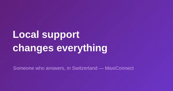Why local support makes all the difference