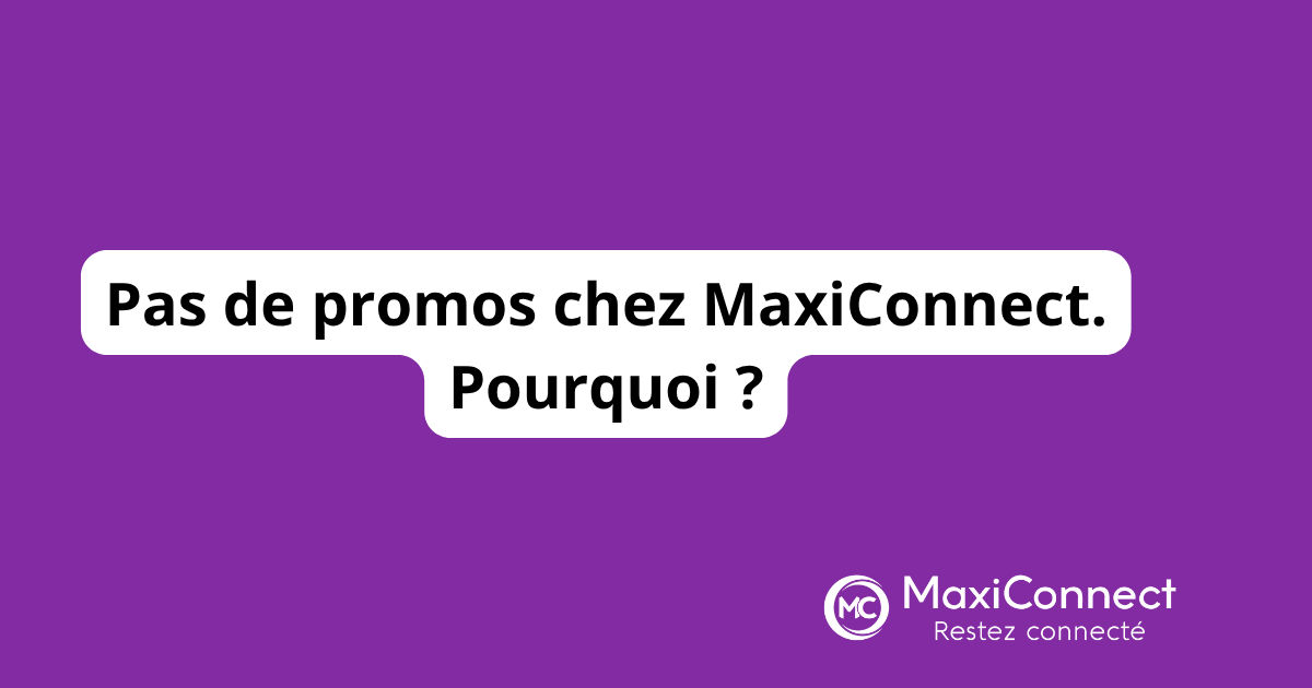 On nous demande souvent pourquoi on ne fait pas de promotions… voici la vraie réponse